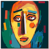 Sad Face - Painting by Numbers